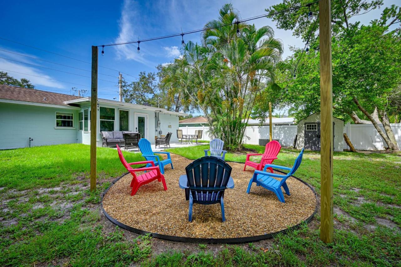 Sunny Sarasota Home With Private Yard And Fire Pit! Exterior photo